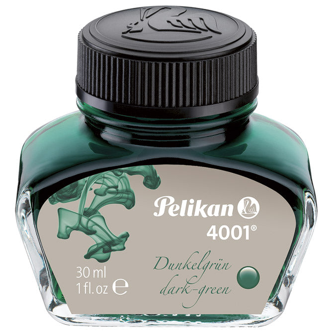 TINTA ZA NALIVPERO BOČICA 30ML 4001 PELIKAN 300056 TAMNOZELENA