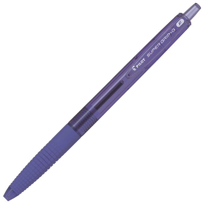 Kemični svinčnik super grip g retractable pilot bpgg-8r-f vijolična