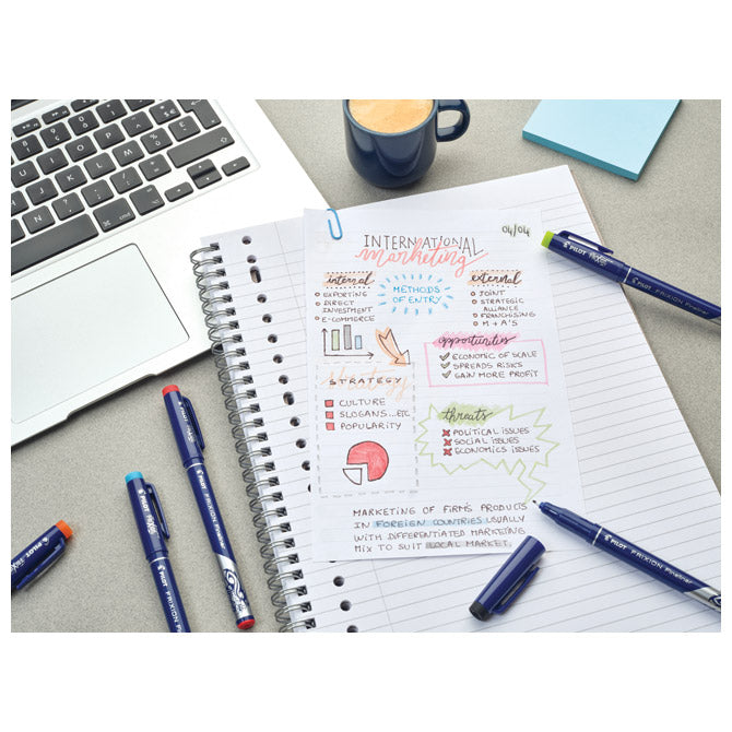 Flomaster 0,45 mm frixion fineliner piši-briši pilot sw-ff-l moder