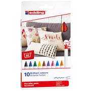 FLUMASTER ZA TEKSTIL 1MM 10BARV PK10 EDDING 4600 BLISTER
