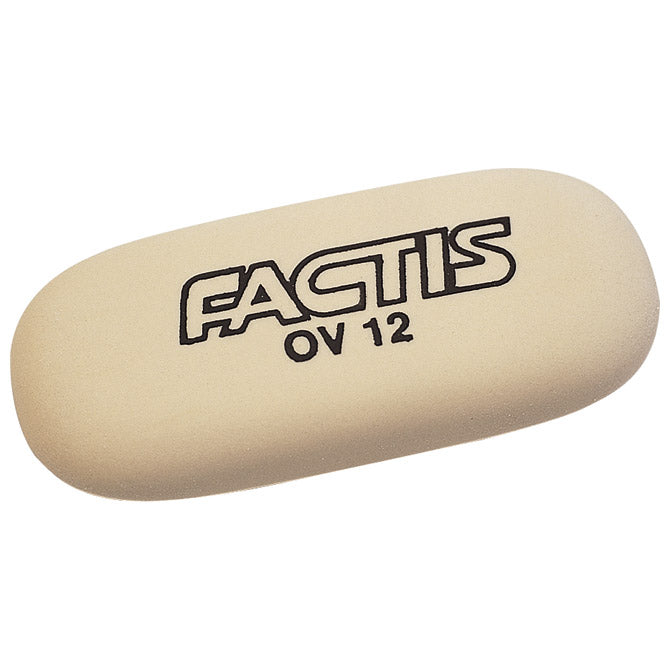 GUMICA SINTETIČKA OV12 OVAL FACTIS BIJELA-KOMAD