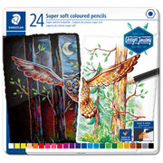BOJE DRVENE  24BOJE METALNA KUTIJA SUPER SOFT DESIGN JOURNEY STAEDTLER 149C M24 * DO ISTEKA ZALIHA