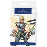 Set crtaći comic 3d ilustration pk11 faber castell 267191