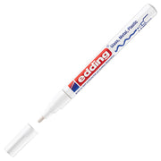Marker permanentni sijajni lakirajoči 1-2mm edding 751 beli