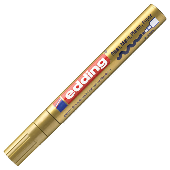 PERMANENTNI MARKER SIJAJČI LAKIRNI 2-4MM EDDING 750 ZLATI
