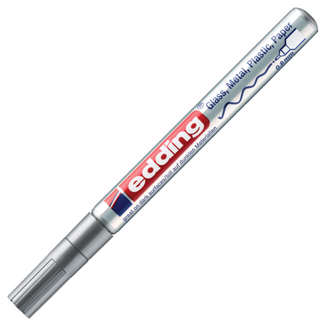 MARKER PERMANENTNI SJAJNI LAKIRAJUĆI 0,8MM EDDING 780 SREBRNI