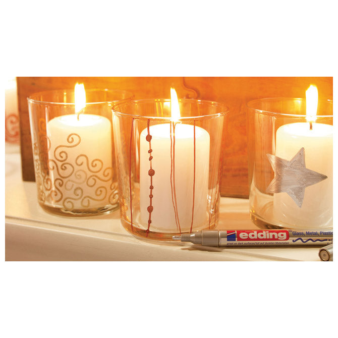 MARKER PERMANENTNI SJAJNI LAKIRAJUĆI 0,8MM EDDING 780 SREBRNI
