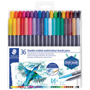 Flomaster 36boja obostrani akvarel design journey staedtler 3001 tb36 blister