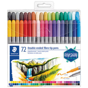 Flomaster 72boje obostrani s 2 vrha design journey staedtler 3200 tb72 blister