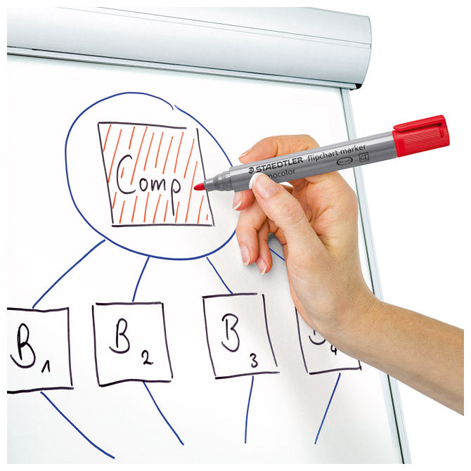 Flomaster za flipchart 2mm pk6 lumocolor staedtler 356 wp6 sortirano