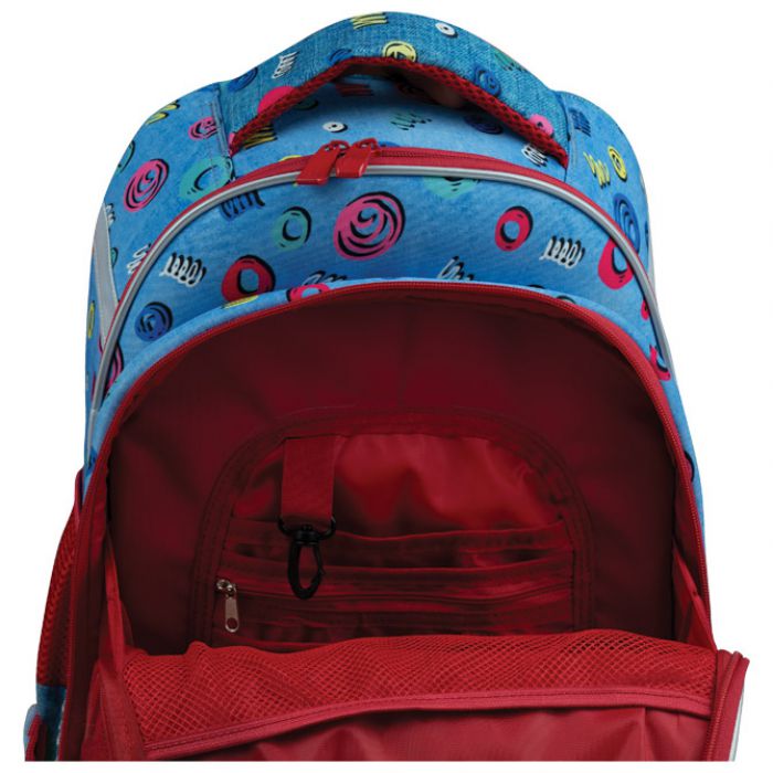 RUKSAK ŠKOLSKI ANATOMSKI COOL GIRL HEAD 501020004 JEANS * DO ISTEKA ZALIHA
