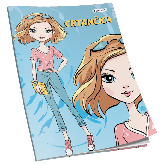 OBRAZAC ŠKOLSKI CRTANČICA ZA 1RAZRED SOFT PLUS  CONNECT GIRL