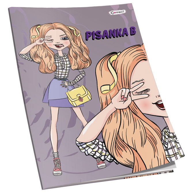 Obrazac školski pisanka "B" za 1razred Soft+ Connect Girl