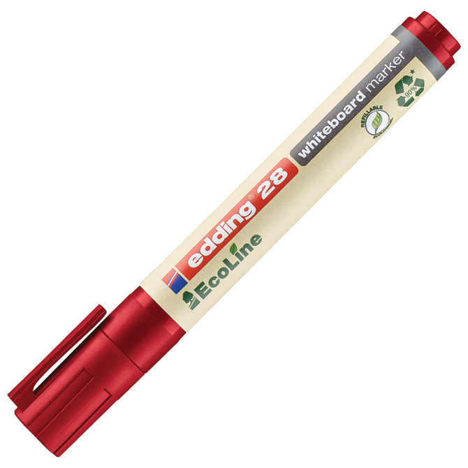 Marker za bijelu ploču 1,5-3mm ecoline edding 28 crveni