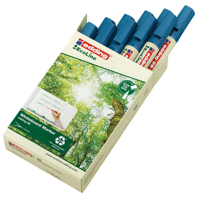 OZNAČEVALEC ZA BELO TABLO 1,5-3MM ECOLINE EDDING 28 MODRI