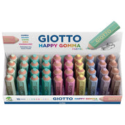 RADIRKA V OBLIKI SVINČNIKA GIOTTO HAPPY GOMMA FILA 2340 PASTEL SORTIRANO