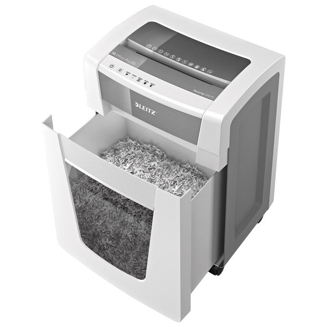 UNIČEVALEC DOKUMENTOV 15 LISTOV MICROCUT IQ PRO LEITZ 80050000 BELA/SIVA