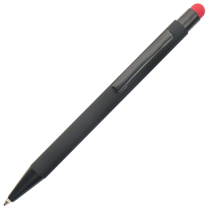 Olovka kemijska metalna gumirana plus touch pen yfa2665b oslo sha.crno/crvena