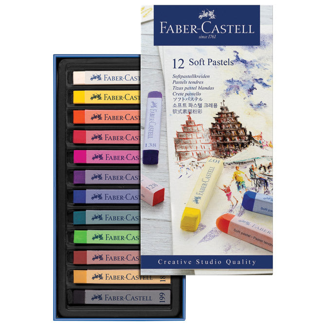 12 suha pastela creative studio faber castell 128312