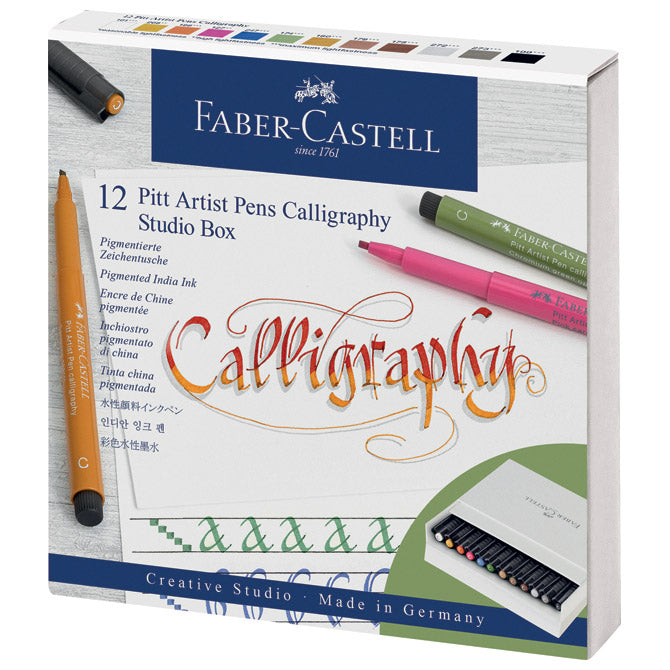 SET PITT ARTIST 12BOJA ZA KALIGRAFIJU FABER-CASTELL 167512