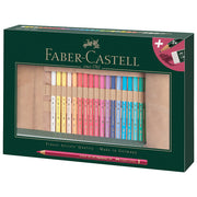 Barvice 30 barv plus pribor v rolo etuiji polychromos faber castell 110030