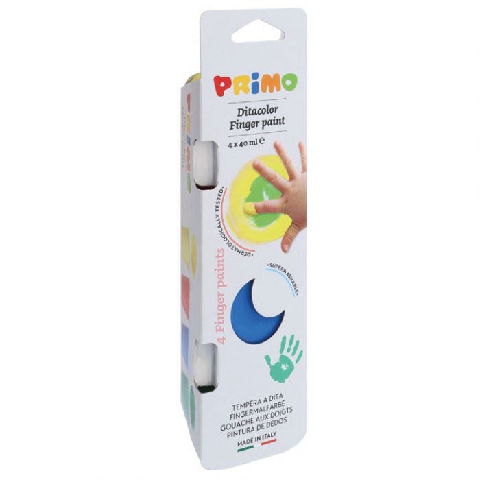 BOJA TEMPERA ZA RUKE   40ML U ČAŠI 4BOJE PRIMO 2251TD40S4 BLISTER
