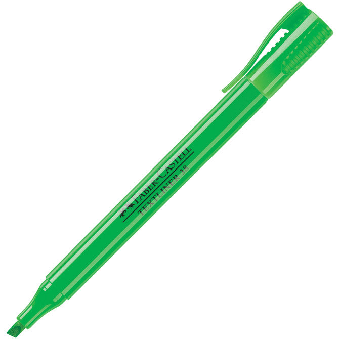 Označevalec 1-5 mm slim 38 superfluorescentni faber castell 157763 zeleni