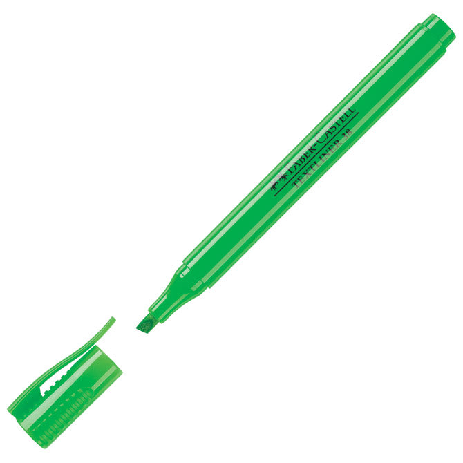 Označevalec 1-5 mm slim 38 superfluorescentni faber castell 157763 zeleni