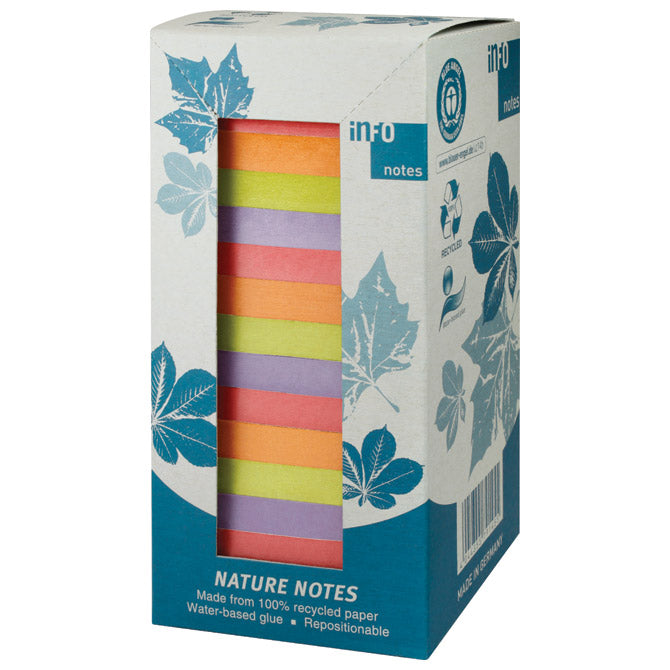 SAMOLEPILNI BLOK 75X75MM 16X100L NATURE GLOBAL NOTES 5654-88TW7 RAZVRŠČENO