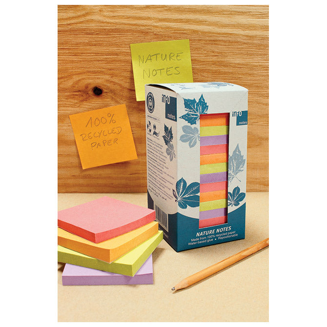 BLOK SAMOLJEPLJIV  75X75MM 16X100L NATURE GLOBAL NOTES 5654-88TW7 SORTIRANO