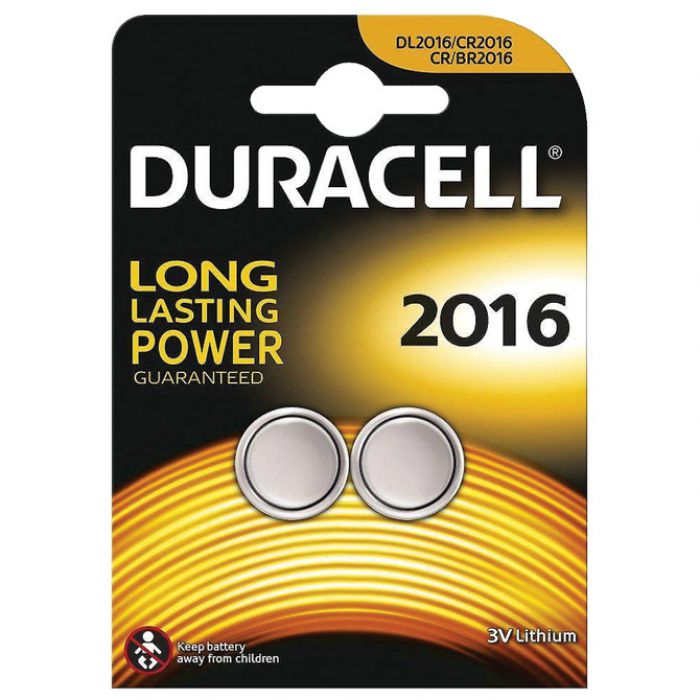BATERIJA LITIJ DUGMASTA 3V PK2 DURACELL 2016 BLISTER