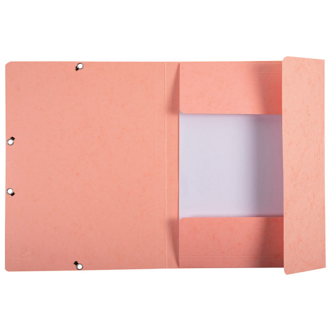 FASCIKL KLAPA S GUMICOM KARTON A4 AQUAREL EXACOMPTA 55527E PASTELNO KORALJNA