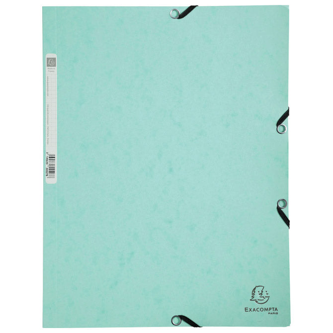 MAPA Z ELASTIKO KARTON A4 AQUAREL EXACOMPTA 55533E PASTELNA ZELENA