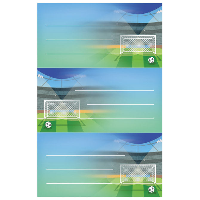 Nalepke šolski papir nogomet herlitz 50034307 ​​blister