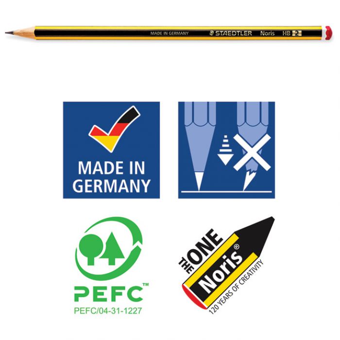 OLOVKA GRAFITNA HB NORIS ANNIVERSARY PK144 PLUS ŠILJILO PK3 GRATIS STAEDTLER 120 C144P1