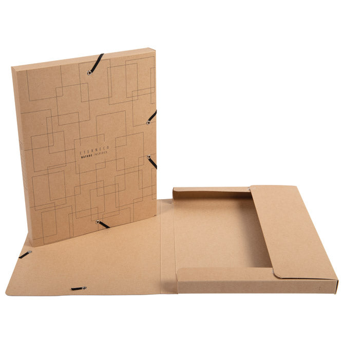 MAPA Z ELASTIKO HRBTENICA-25MM A4 KARTON RECIKLIRANI 600G ETERNECO EXACOMPTA 59247E SORTIRANO