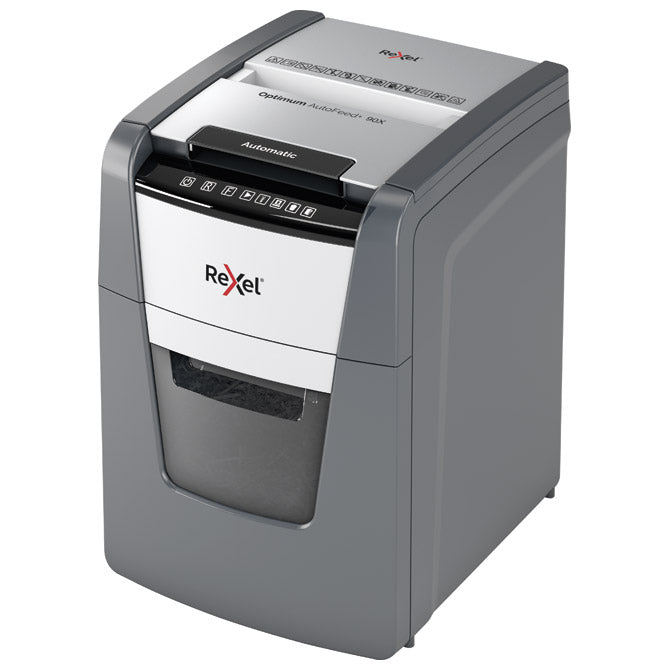 UNIČEVALEC DOKUMENTACIJE 90 (ROČNO 8) LISTOV CROSSCUT OPTIMUM AUTO FEED PLUS 90X REXEL 2020090XEU