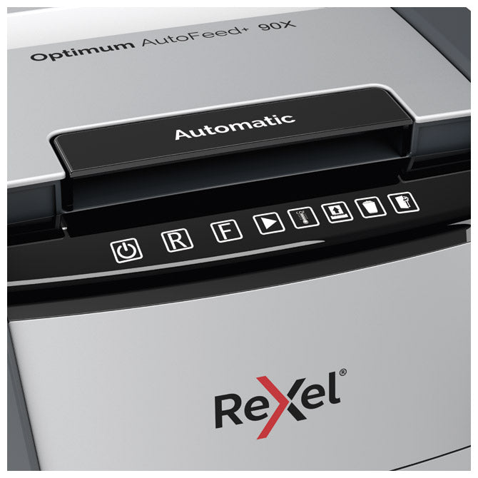 UNIČEVALEC DOKUMENTACIJE 90 (ROČNO 8) LISTOV CROSSCUT OPTIMUM AUTO FEED PLUS 90X REXEL 2020090XEU