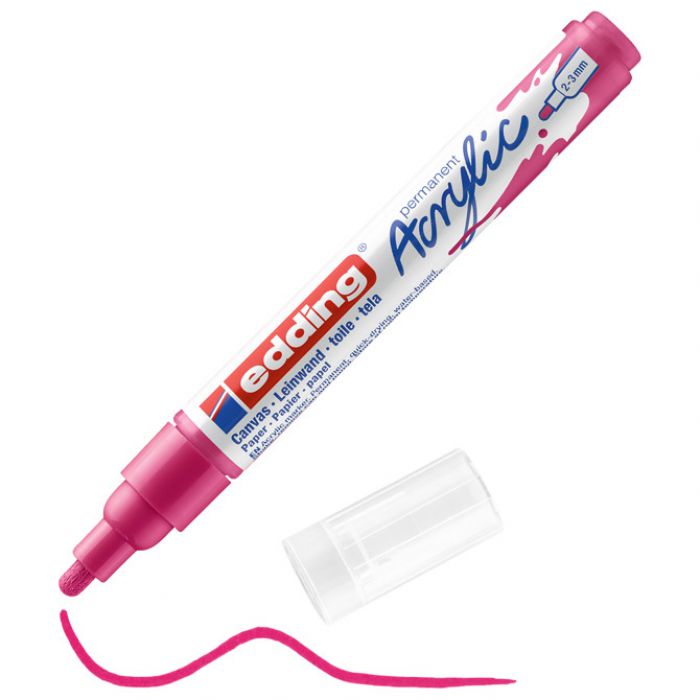 MARKER AKRILNI 2-3 MM EDDING 5100909 MAGENTA