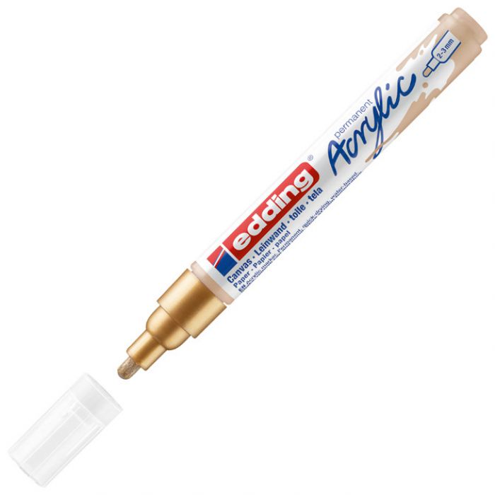 MARKER AKRILNI 2-3 MM EDDING 5100924 ZLATNI
