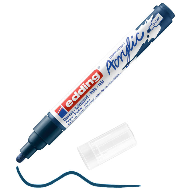 Akrilni marker 2-3mm edding 5100933 temno moder