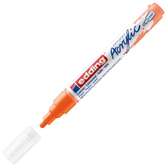 MARKER AKRILNI 2-3 MM EDDING 5100066 FLUO NARANČASTI