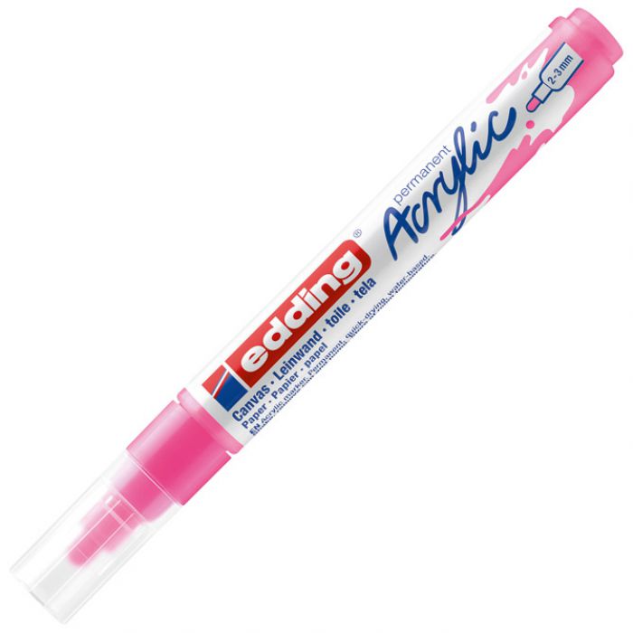 MARKER AKRILNI 2-3 MM EDDING 5100069 FLUO ROZI