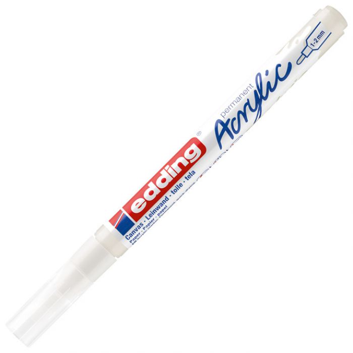 MARKER AKRILNI 1-2 MM EDDING 5300922 BIJELI