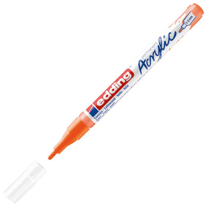 MARKER AKRILNI 1-2 MM EDDING 5300066 FLUO NARANČASTI
