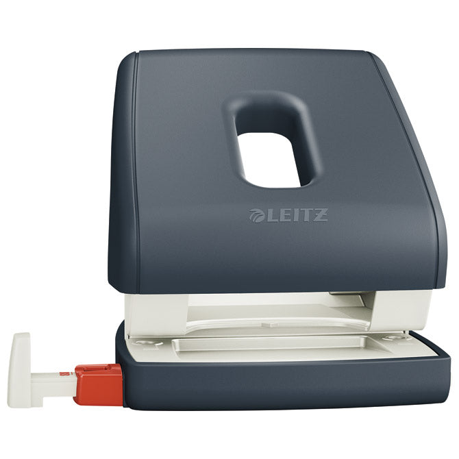 Bušač 2 rupe do  30 listova cosy leitz 50040089 tamno sivi blister