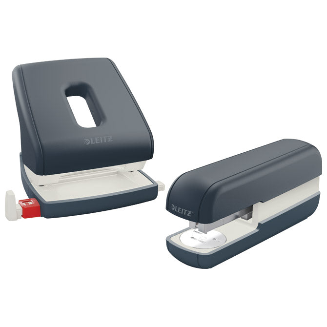 Bušač 2 rupe do  30 listova cosy leitz 50040089 tamno sivi blister