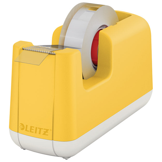 Stojalo s lepilnim trakom cosy leitz 53670019 rumen/bel mehurček