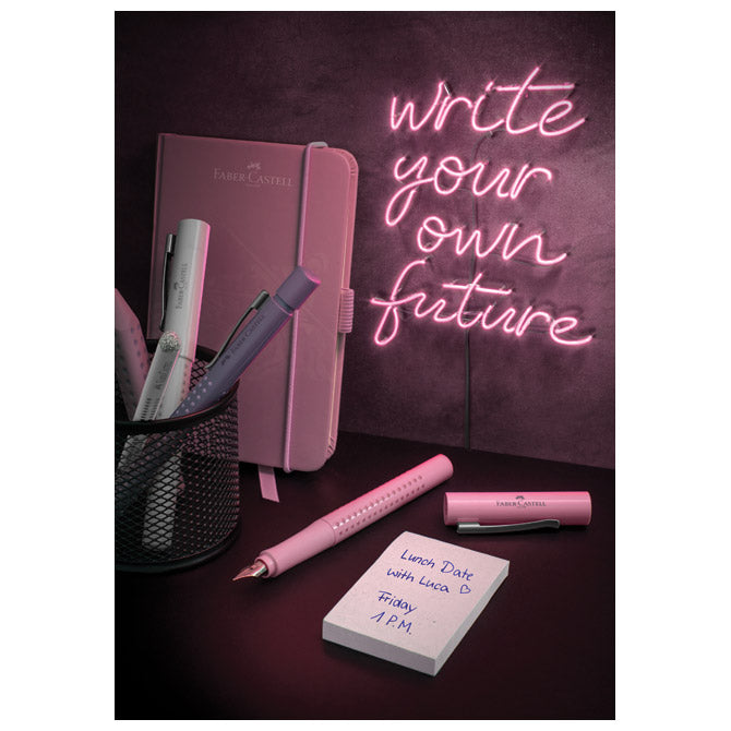 NOTES 14,5X21CM KARO 96L 100G S GUMICOM FABER CASTELL 100 278 26 ROZI