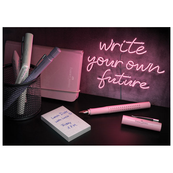 NOTES 14,5X21CM KARO 96L 100G S GUMICOM FABER CASTELL 100 278 26 ROZI